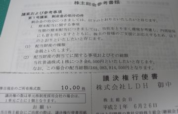 議決権行使書